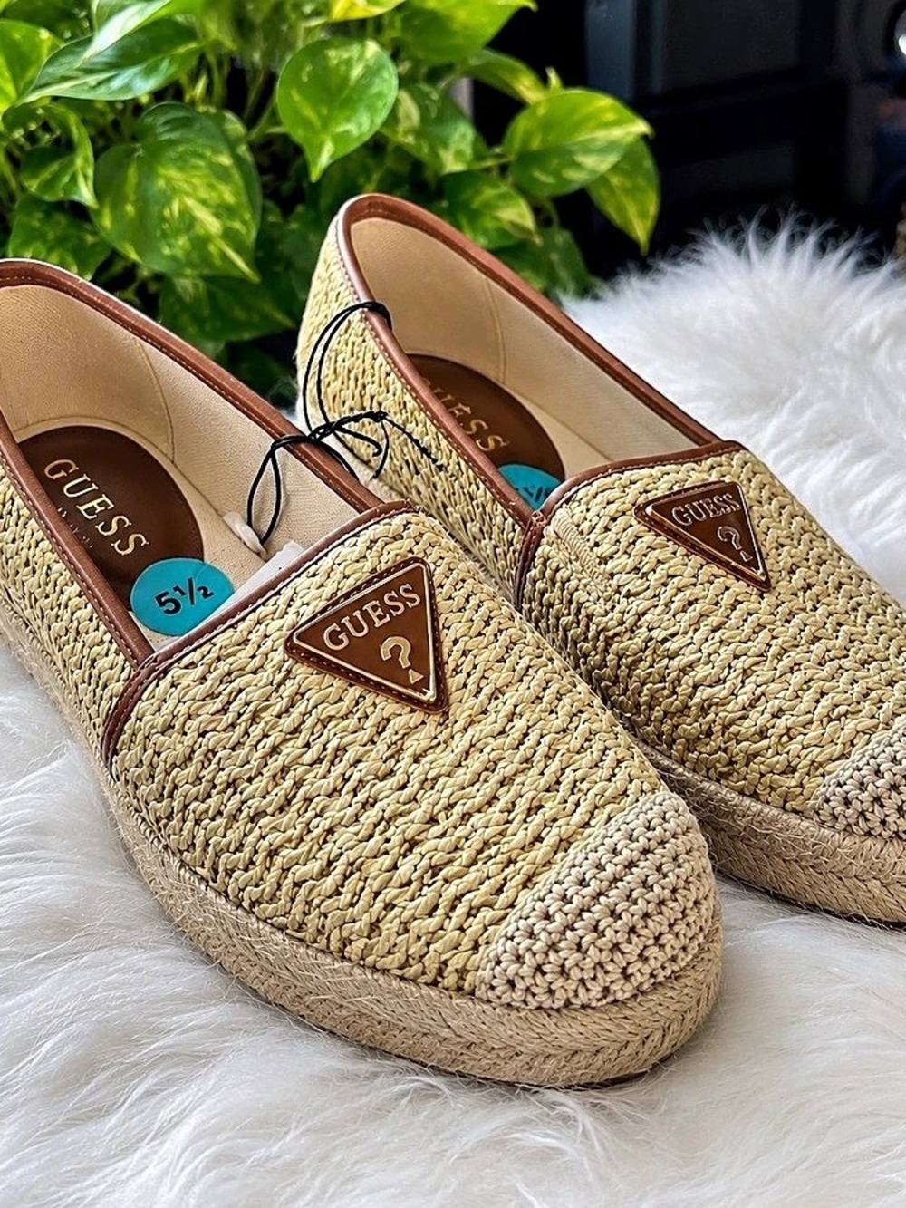 GUESS Woven Loafers – New, Never Worn – Size 5.5